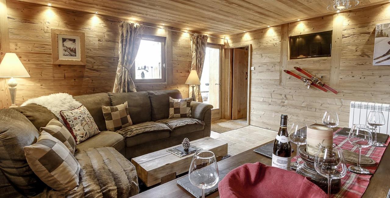 Chalet Miravidi, Montchavin-La Plagne, Jacuzzi & Sauna Exterior foto